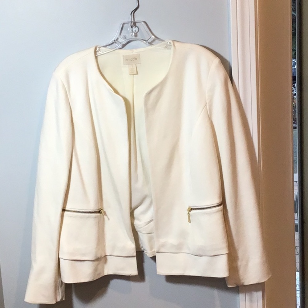 Chico’s off white jacket